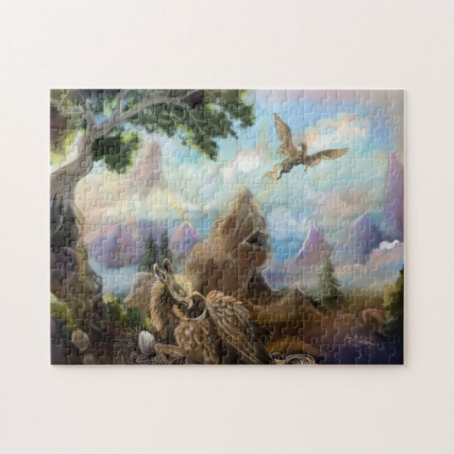 Puzzle Montagnes de fantasy Nid de Gryphon (Horizontal)
