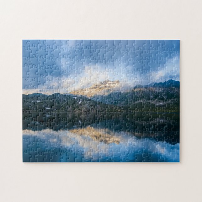 Puzzle Montagnes et lac Pittoresque Nature Photo (Horizontal)