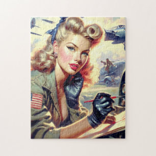 Puzzle Monter le pilote vintage