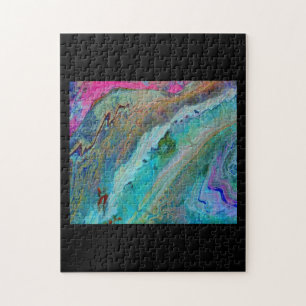 Puzzle Monts anti-Atlas du Maroc - satellite Terra