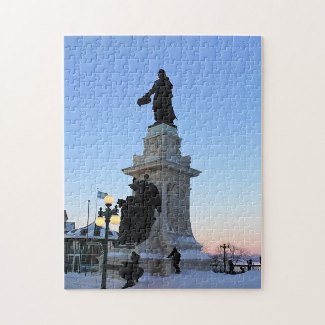 Puzzle Monument à Samuel De Champlain, Québec, Canada (Vertical)