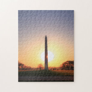 Puzzle Monument de Washington au coucher du soleil