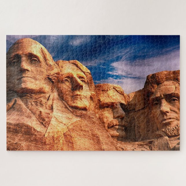 Puzzle Monument du Mont Rushmore Sculpture (Horizontal)