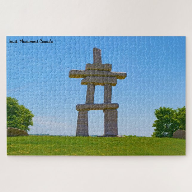 Puzzle Monument Inuit Monument Canada (Horizontal)