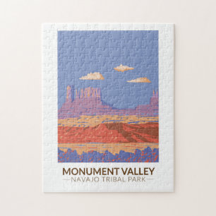 Puzzle Monument Valley Navajo Tribal Park Voyage Vintage