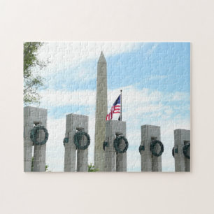 Puzzle Monument Washington et mémorial de la Seconde Guer