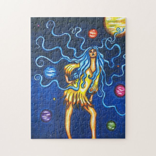 Puzzle Moon Goddess Imaginaire céleste Art original (Vertical)
