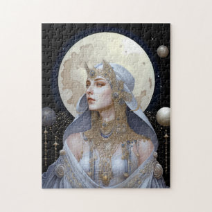 Puzzle Moon Goddess Queen Imaginaire Art