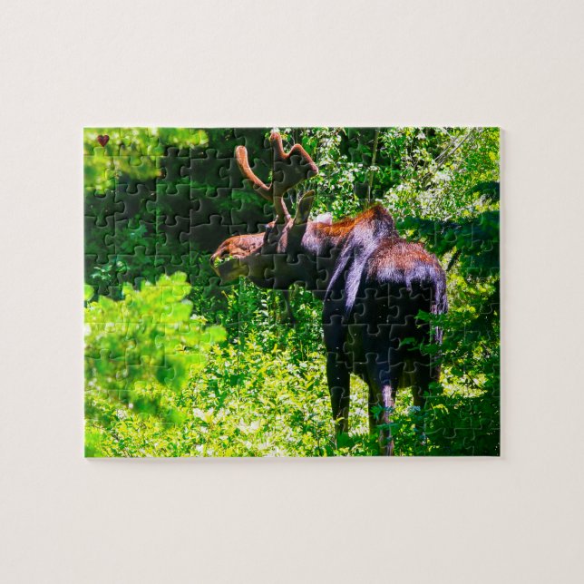 Puzzle Moose Wyoming (Horizontal)