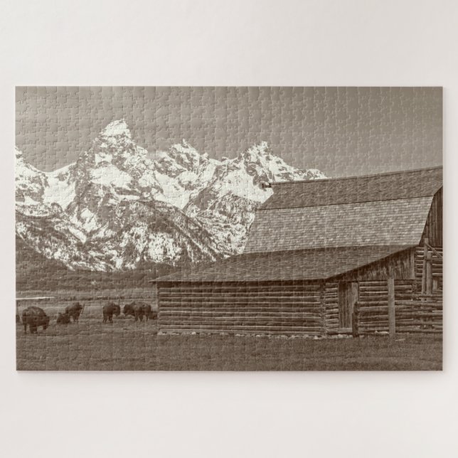 Puzzle Mormon Row - Grand Tetons - 20x30 - 1014 pcs (Horizontal)