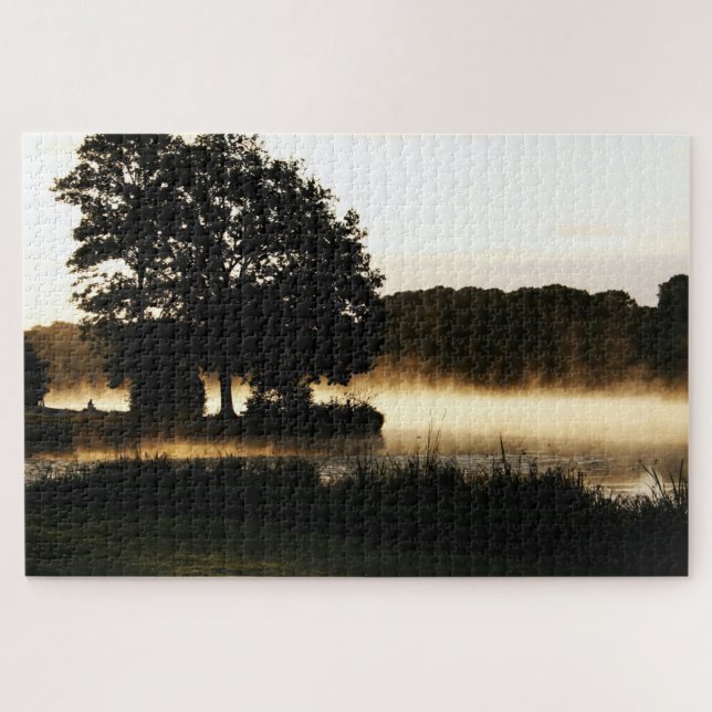 Puzzle Morning Lake Scene 20x30 1014pc jpcna (Horizontal)