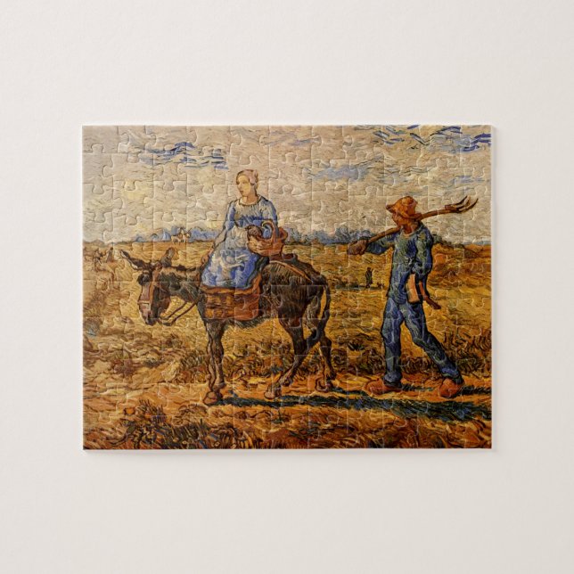Puzzle Morning, Peasant Couple by Vincent van Gogh (Horizontal)