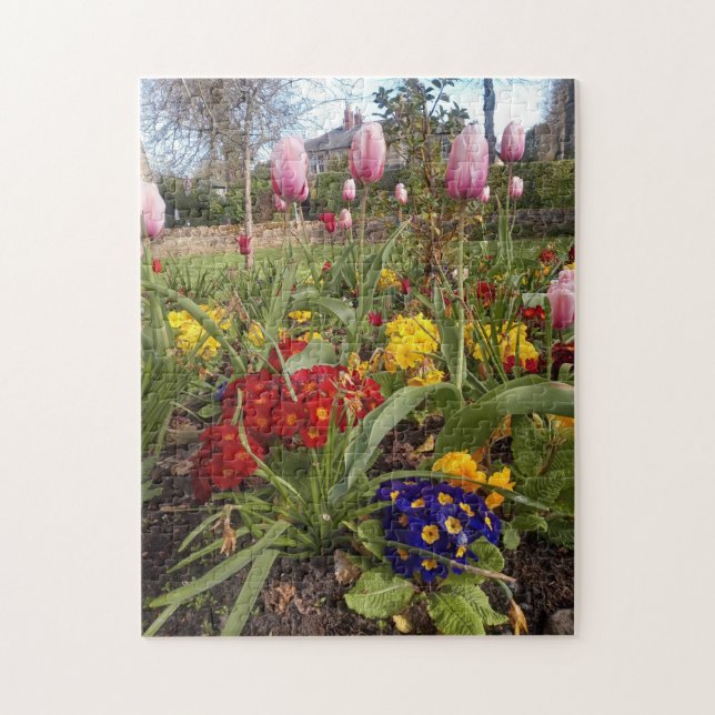Puzzle Morpeth, Northumberland, Royaume-Uni Fleurs du pri (Vertical)