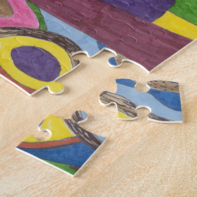 Puzzle "Mosaic Cross Roads" Art Abstrait (Côté)