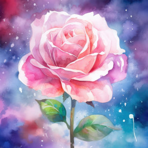 Puzzle Mosaïque Belle Rose Rose