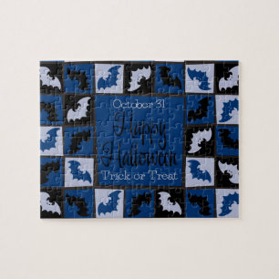 Puzzle Mosaïque de chauve-souris d'Halloween