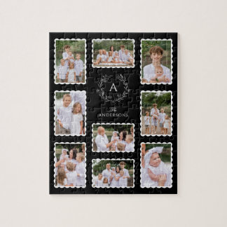 Puzzle Mosaïque de photos de famille élégante