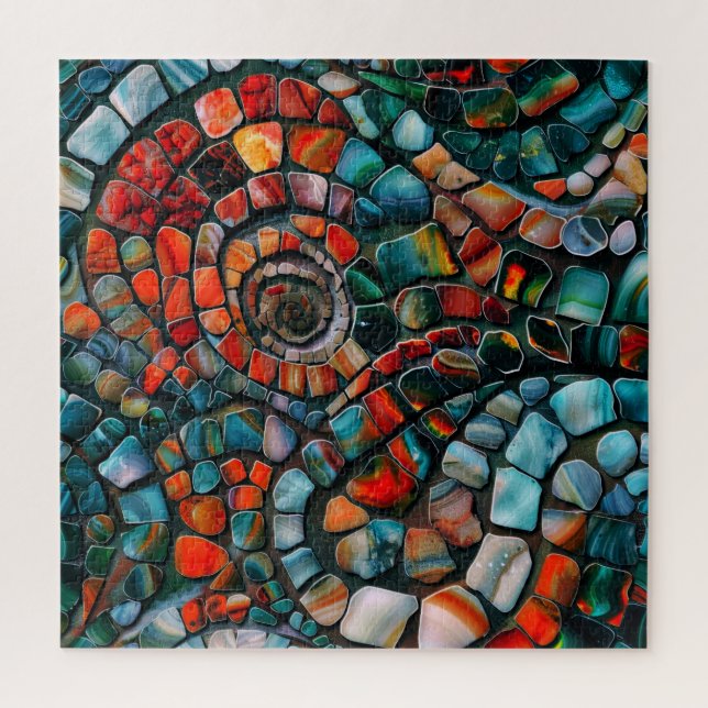 Puzzle Mosaïque de pierre de Gemstone (Vertical)