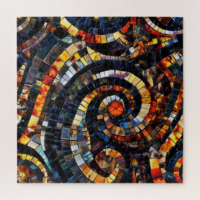 Puzzle Mosaïque de pierre de Gemstone (Vertical)