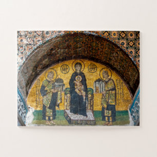 Puzzle Mosaïque du Christ vierge et enfant
