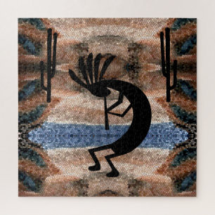 Puzzle Mosaïque du désert sud-ouest de Kokopelli 20" x 20