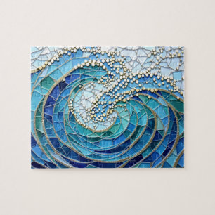 Puzzle Mosaïque Mer de Vagues Art