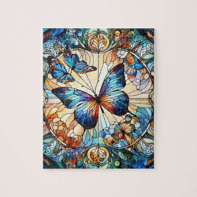 Puzzle Mosaïque Papillon (Vertical)