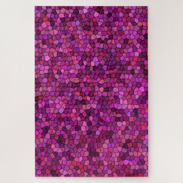 Puzzle Mosaïque violet rose (Vertical)