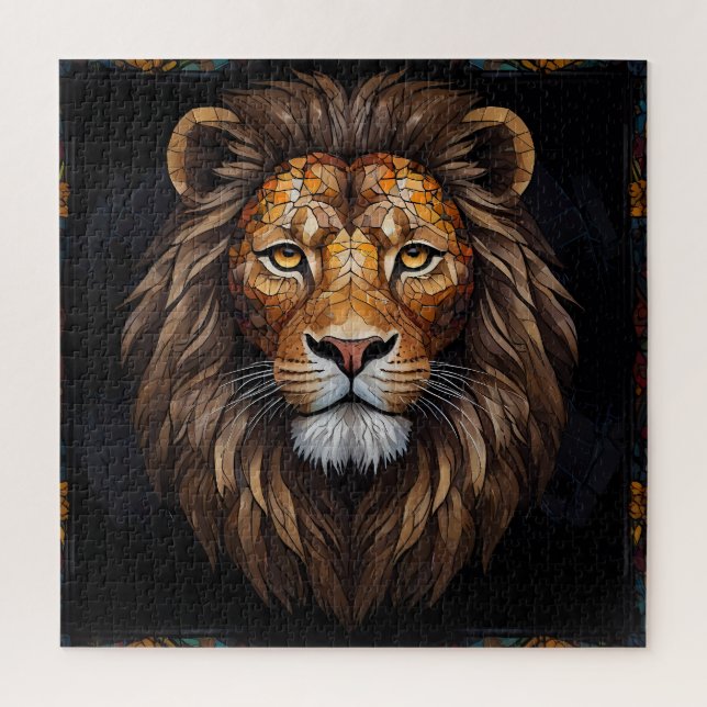 Puzzle Mosaïque Zebra Vibrant (Vertical)