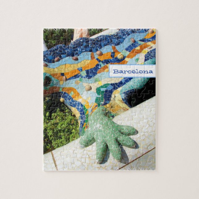 Puzzle Mosaïques de Barcelone Lizard Hand (Vertical)