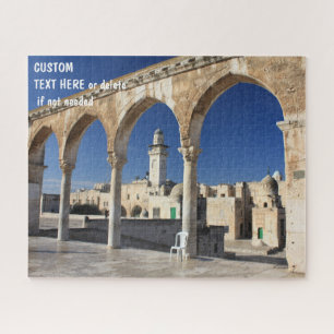 Puzzle Mosquée Al-Aqsa, Jérusalem, option de message pers