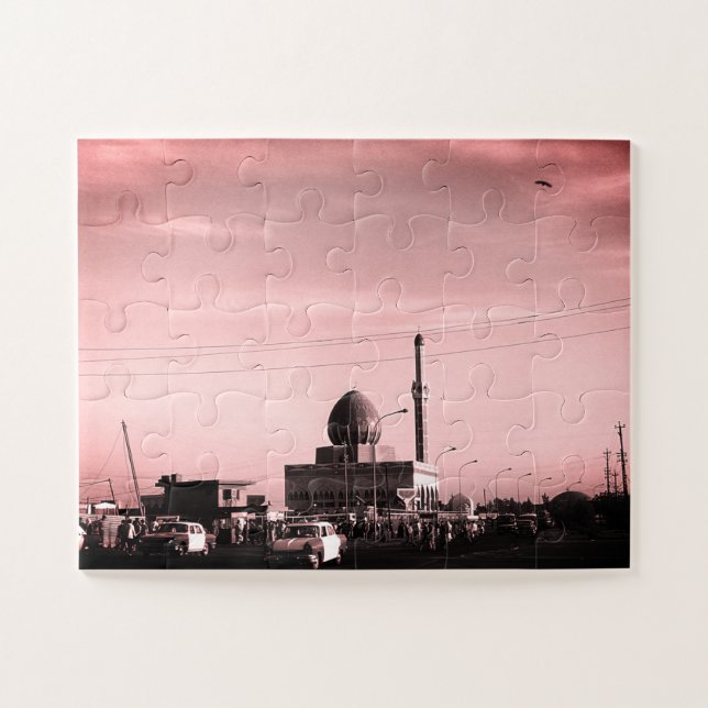 Puzzle Mosquée Buniya Bagdad Irak vintage (Horizontal)