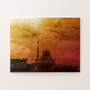 Puzzle Mosquée Buniya de Bagdad en Irak vintage