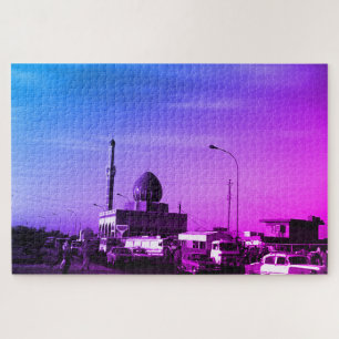 Puzzle Mosquée Buniya de Bagdad en Irak vintage