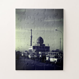 Puzzle Mosquée Buniya de Bagdad en Irak vintage