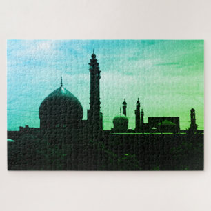 Puzzle Mosquée de Fatima de Qom en Iran vintage