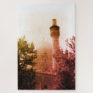 Puzzle Mosquée royale d'Ispahan en Iran vintage