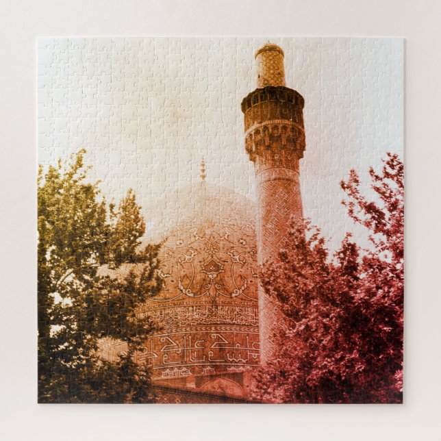 Puzzle Mosquée royale vintage Iran Ispahan (Vertical)