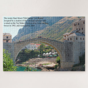 Puzzle Mostar Bosnie L'Ancien Pont Grand