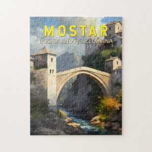 Puzzle Mostar Stari La plupart des voyages peinture à l'h