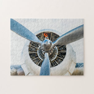 Puzzle Moteur D'Aéronef Et Propulseur Bleu