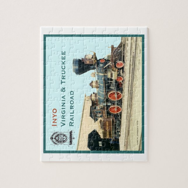 puzzle - moteur Inyo de chemin de fer de V&T (Vertical)