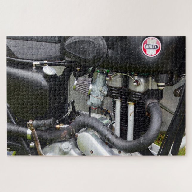 Puzzle Moteur moto Ariel NG 350 temps de guerre. (Horizontal)