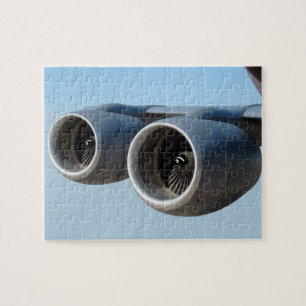 Puzzle Moteurs à réaction doubles dans un ciel bleu