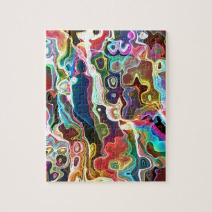 Puzzle Motif abstrait artistique coloré moderne