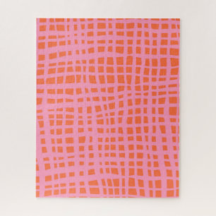 Puzzle Motif Abstrait de grille rétroactive