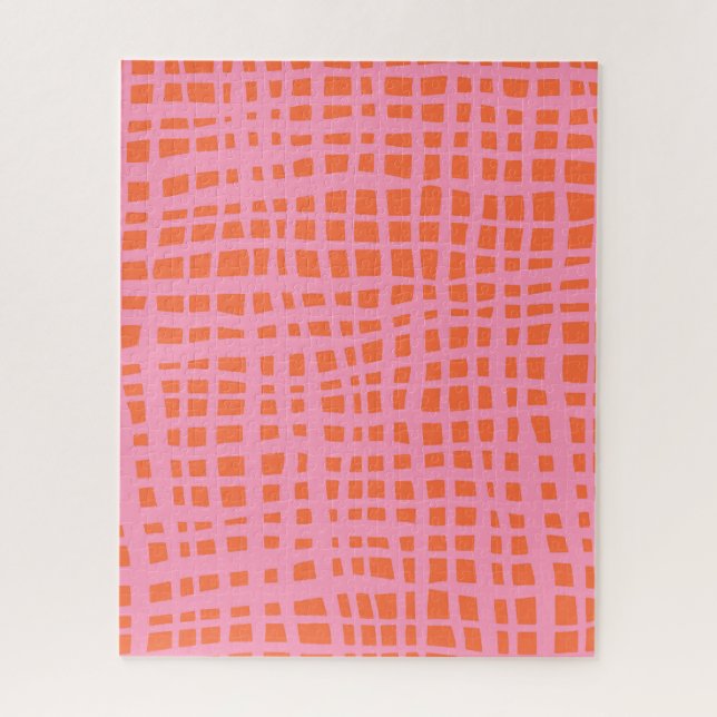 Puzzle Motif Abstrait de grille rétroactive (Vertical)