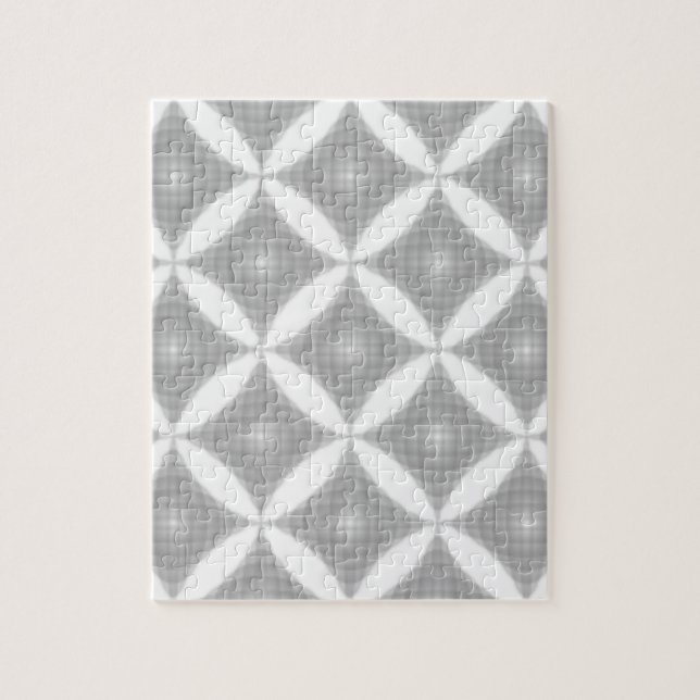 PUZZLE MOTIF ABSTRAIT EN FORME DE DIAMANT (Vertical)