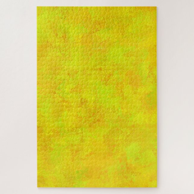 Puzzle Motif abstrait jaune orange vert (Vertical)