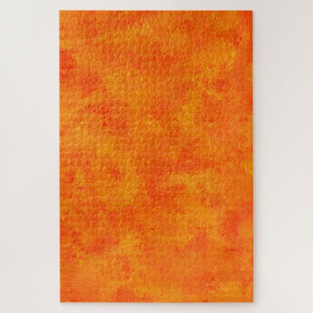 Puzzle Motif Abstrait orange (Vertical)